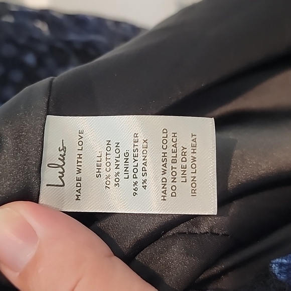 Lulus Molinetto Navy Blue Lace Ruffled Tiered Sleeveless Maxi Dress, Size XL - Picture 12 of 13